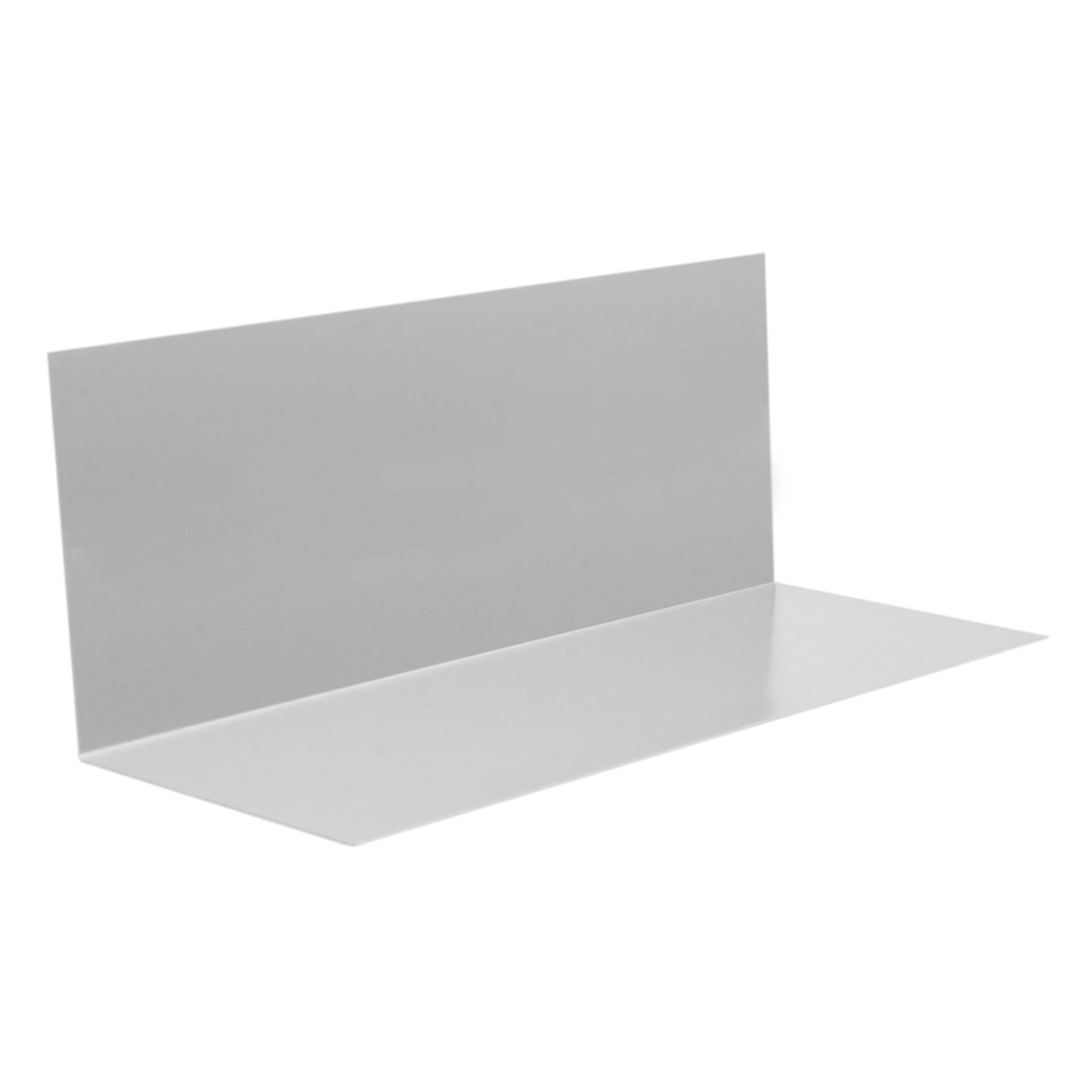 Tôle de toit d'angle aluminium naturel 200cm INEFA pour finition de couverture tôle