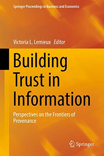 Buy Building Trust in Information — BookShops.in