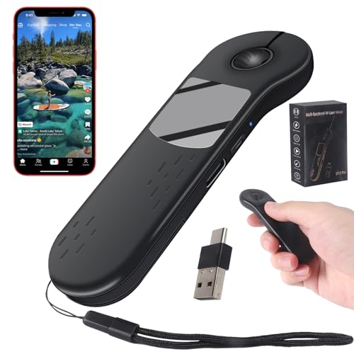 Mini ratón de dedo SRAYG con Bluetooth y touchpad inalámbrico ergonómico para tableta y ordenador