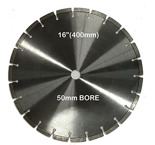 400 mm 16 Inch Laser Welded Diamond Saw Blade 50 mm bore wet and dry cutting For Reinforced concrete, Granite stone cutting (B09M9KG1Y5) Amazon Price History, Amazon Price Tracker