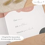 MINTKIND "Mein liebe Chrzestny" album pamiątkowy, pomysł na prezent dla dziewcząt i chłopców, dla chrzestnych z okazji chrztu, książka do wypełniania i album fotograficzny dla chrześniaka od ojca