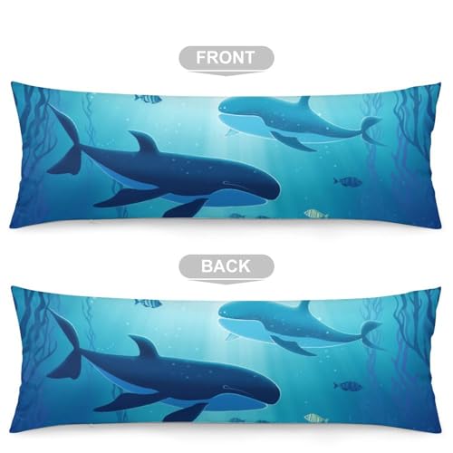 Housses de coussin extra douces grand format 137 cm pour soulager le dos au lit