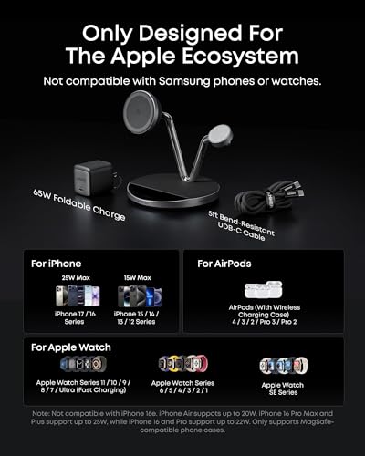 Anker Prime 3-in-1 Smart Charging Dock with Live Display & Qi2.2 — view 9