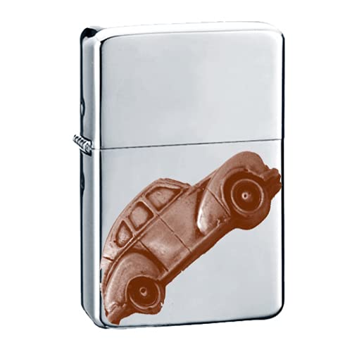 Briquet essence Javelin ref106 avec motif effet cuivre à rabat