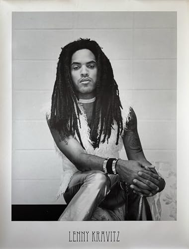 Affiche Lenny Kravitz Black & White 60X85Cm poster rock pour salon