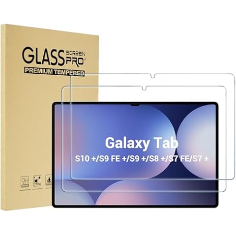 ProCase Tempered Glass Screen Protector for Galaxy Tab Cover