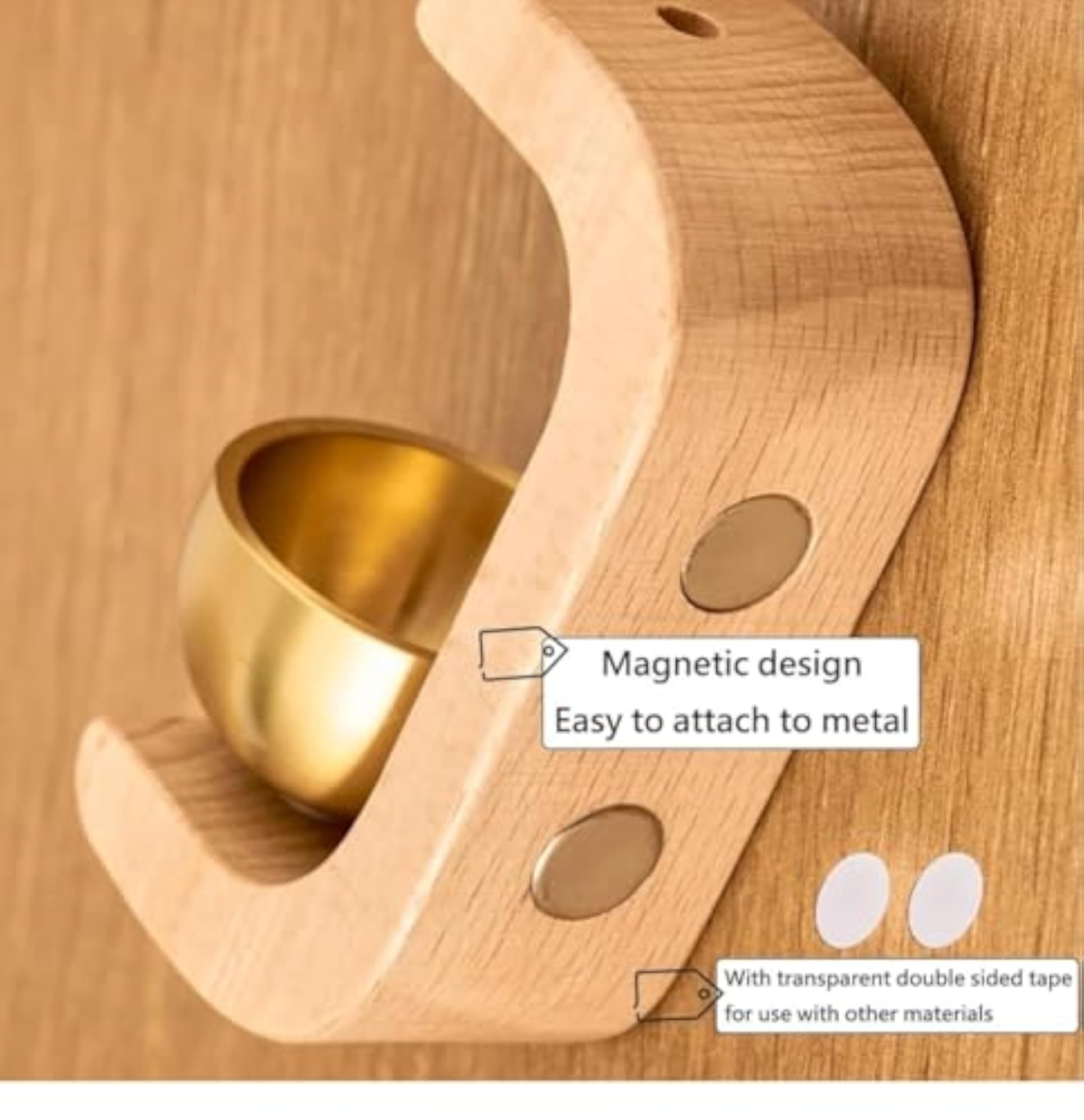 Portable Mini Singing Bowl with Wooden Stand