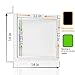 SUMASAI Plumbing Access Door - 12 x 12 Inch White Plastic Access Panel with Removable Hinged Door