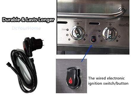 Miniatura 9 de Kit de encendido electrónico de 2 salidas para Char-Broil G511-0055-W1 2 Electrodo Interruptor Independiente, Encendido para Reemplazo Charbroil