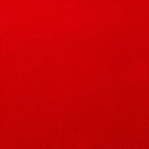 Tissu rouge uni haut de gamme 10oz matière solide moderne