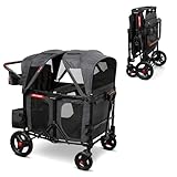 Radio Flyer Voya XT Quad Stroller Wagon, 4 Seater Wagon Stroller for Kids, Baby Stroller Wagon,...