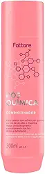 Condicionador Pós-Química Fattore 300ml – pH 3,5, queratina hidrolisada, manteiga de karité e lanolina, selagem de cutículas, brilho intenso, antifrizz, hidratação profunda e reconstrução, uso diário para cabelos danificados
