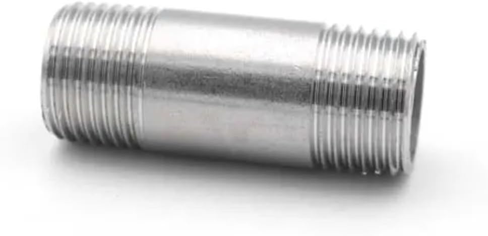 1/8" 1/4" 3/8" 1/2" 3/4" 1" 2“ Male Thread Equal Extension Tube Pipe Fitting 304 Stainless Steel Connector 100/200/300/400mm(50mm,1")