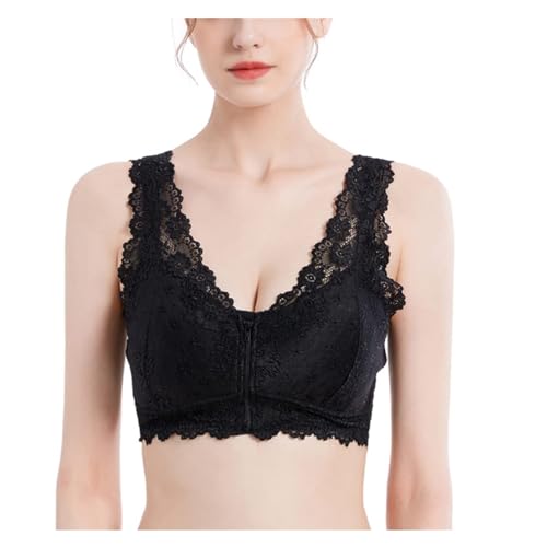 La mejor selección de Sostenes para la mastectomía para Mujer - solo los mejores. 40 IMoum Sostén con Bolsillos para Mujer Brasier mastectomía para protesis de Mama,Frente Abierto (MX/US, Alfa, 3X-Grande, Regular, Regular, Black)