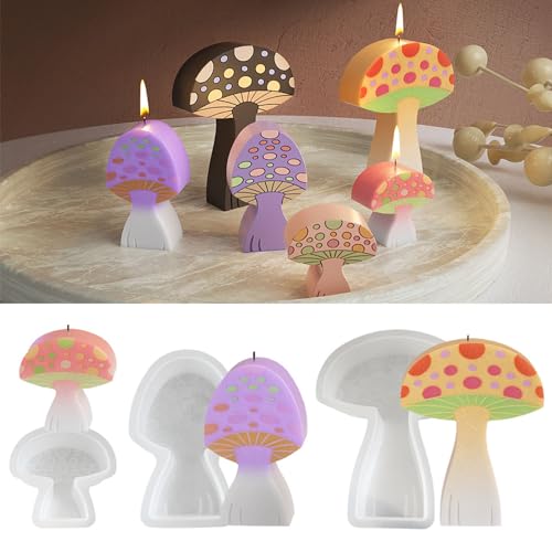 XIAOSHUI Eiscreme-Kerzenform Aus Silikon – 6,8x11,4x3 Cm, Für Kerzen, Harz & Seife, Hitzebeständig Bis 230°C