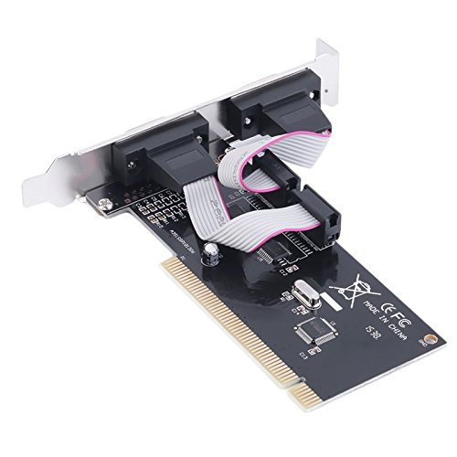 Axgear SERIAL-PCI 2 Ports Dual Bidirectional Rs-232 Db9 9-Pin Serial Port To Pci I/O Card Adapter thumb #1