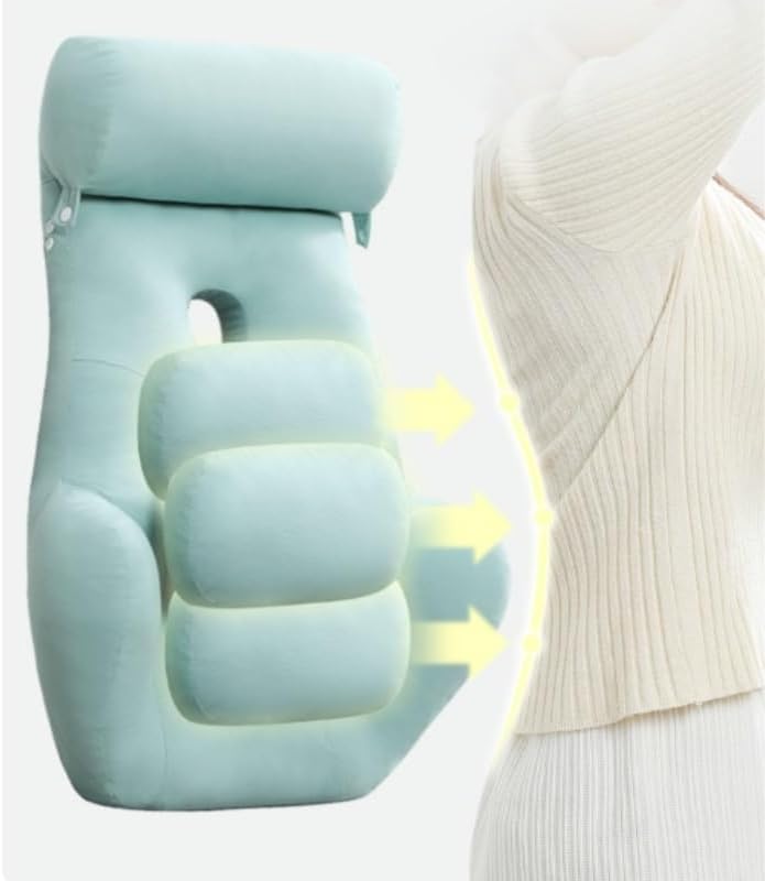 Breathable Polyester Long Term Sitting Lumbar Cushion Office Chair Support Pillow