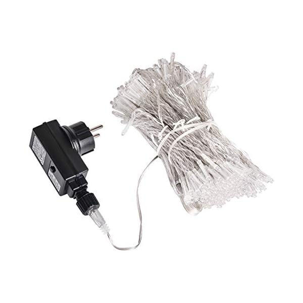 JOLVVN LED Lichtervorhang 3x3m,300 LED Innen Lichterkette Vorhang 8 Modi Lichterketten für Partydekoration spezialle… – Bild 9