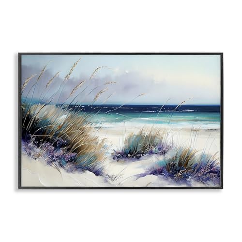 Tableau Euphoria Beach Dunes Stupell Industries encadré par Sasha 30x45 cm