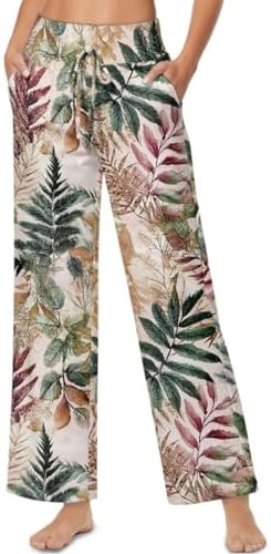 High Waisted Pants for Women Loose Fit Pants with Pockets Comfy D...