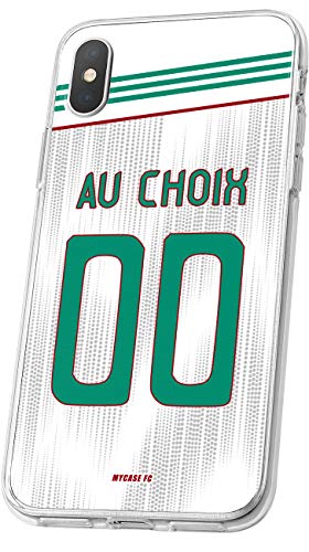 MYCASEFC Coque Foot ALGÉRIE Sony Xperia Z Silicone Personnalisable. Housse DE Football PERSONNALISÉE FABRIQUÉE en France
