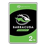 Seagate BarraCuda 2TB, Internal Hard Drive, 2.5 Inch , SATA, 6GB/s, 5.400 RPM, 128MB Cache for PC Laptop, FFP (ST2000LMZ15)