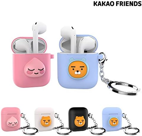 KAKAO Friend Blue Rayn Airpod Case with Keyring