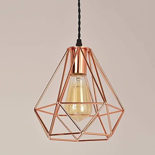 Lampe suspendue postmoderne vintage en métal pour éclairage intérieur de maison