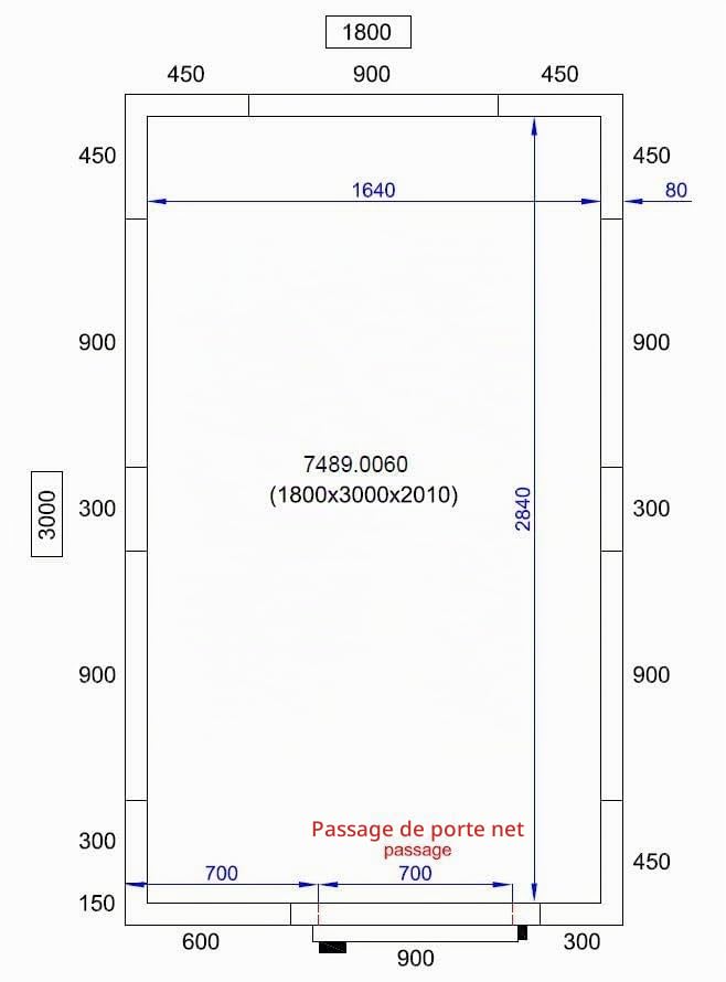CombiSteel Professional Cold Room - Height 2010 mm