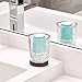 iDesign Rain Disposable Paper and Plastic Cup Dispenser Holder for Master, Guest, Kids' Bathroom Vanity and Countertops, 3.10