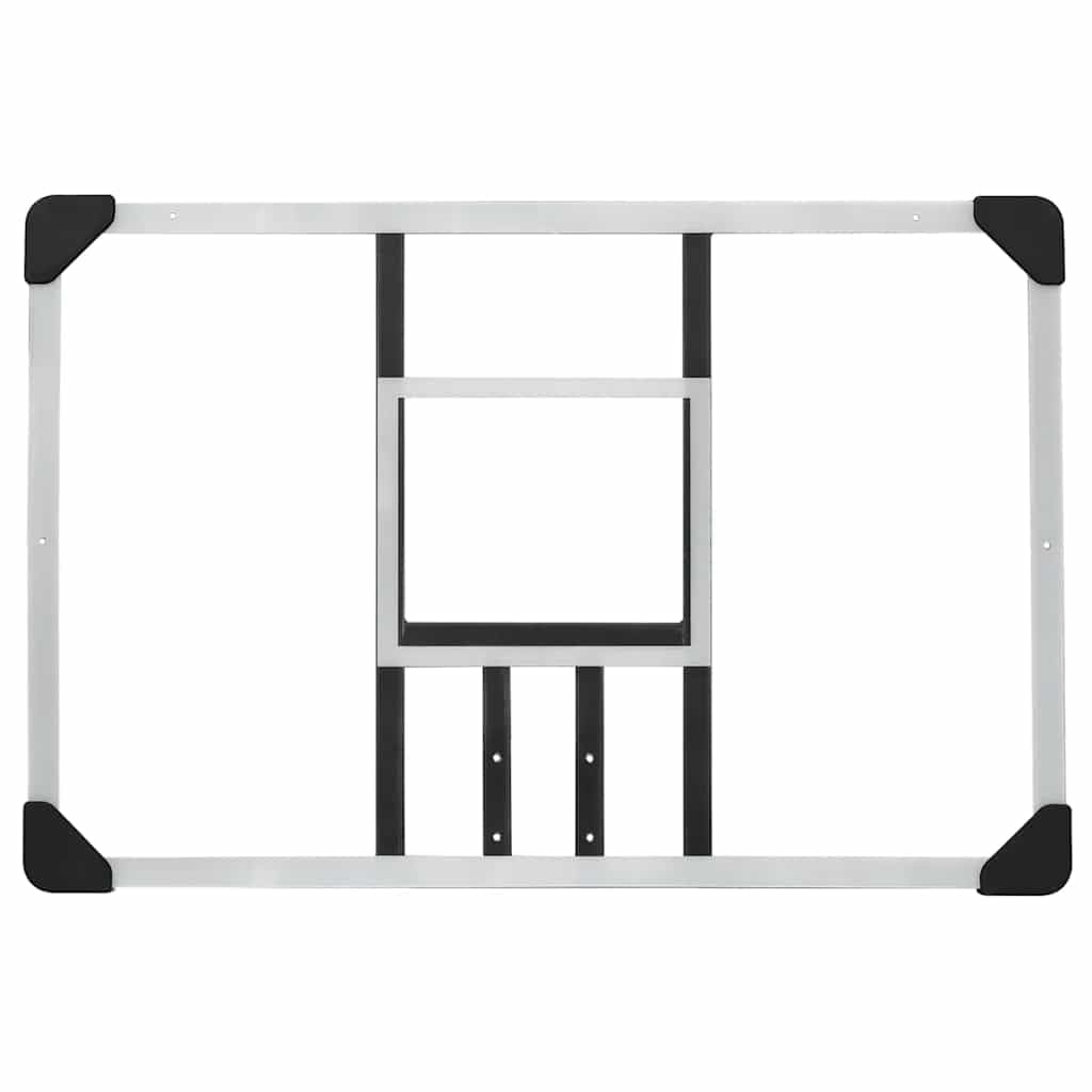 Generisch Basketballkorb Transparent 90x60x2,5 cm Polycarbonat,Sportartikel,Athletik,Basketball,Basketballkorbteile & -zubehör,Basketball-Korbbretter-93669