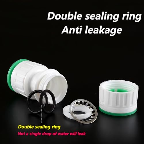 Ctyjia 1 Stück Kunststoff Gerade Schnellanschluss, 20mm PPR Water Schnellverbinder, Rohrschlauchbeschläge für PPR PE PVC Rohre