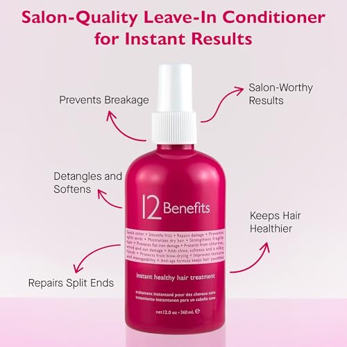 12 Benefits Leave-In Conditioner Spray 12 oz miniatura 3