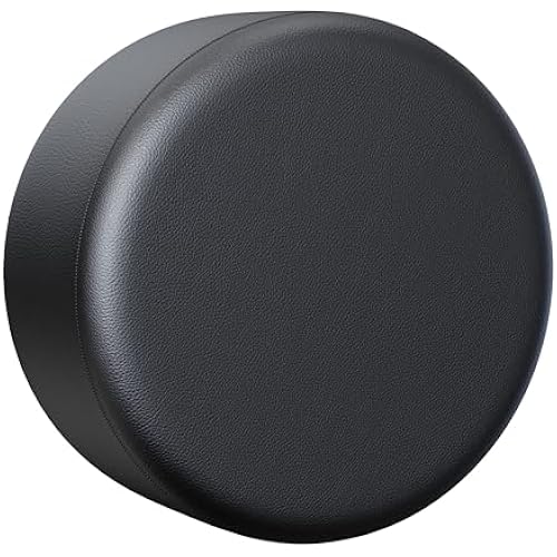 Moonet PVC Leather Spare Tire Wheel Cover Universal fit for Diameter 27-28"