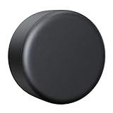Moonet PVC Leather Spare Tire Wheel Cover for Car Truck SUV Camper Trailer Universal Fit RV JP FJ, R15 Black (for Overall Wheel Diameter 27-29 inch)