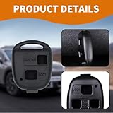2-Pack Car Key Fob Case Replacement – Durable Key Fob Covers, Compatible with Toyota Yaris Corolla Avensis RAV4 Celica Camry Echo Prado Remote Car, Protect Your Key Fob from Damage - Image 3