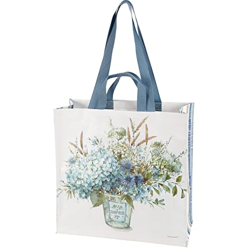 Sac fourre-tout de marché bleu idéal pour vos pique-niques et vacances
