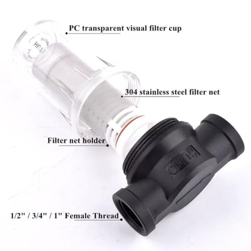 Filtro de riego agrícola 1 pulgada con colador de malla 80/250 para estanques 7