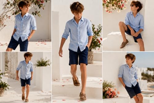Bermudas para niños Mayoral evitan caídas gracias a su cintura ajustable de algodón 4