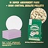 IMMCUTE Zeolite Litter Pellets, 9lb Bag Lasts 60 Days, Odor Control Cat Litter Pellets with Extra 10 Ct Pee Pads, Non Clumping Cat Litter, Low-Tracking, Unscented