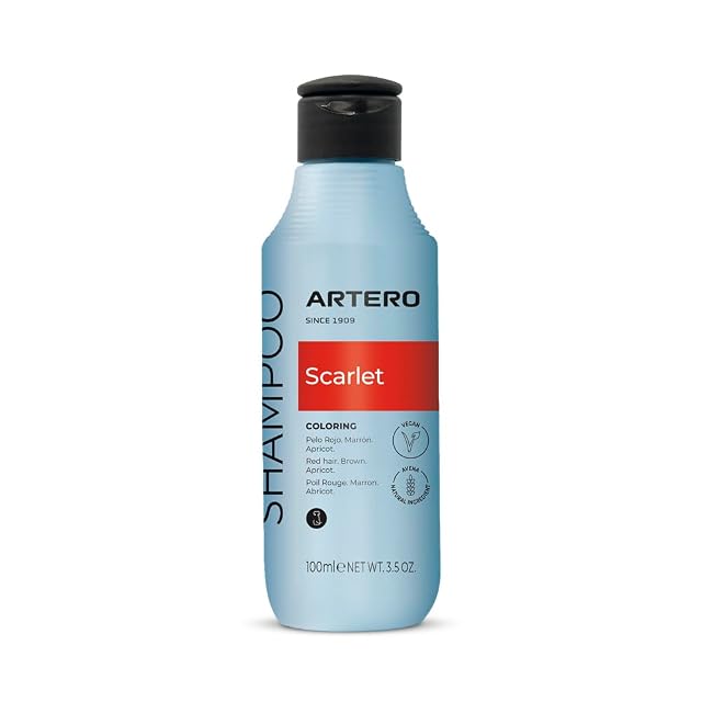 Artero Scarlet. Champú para Perros Intensificador del Color Natural para Pelajes Rojos, Marrones y Chocolate