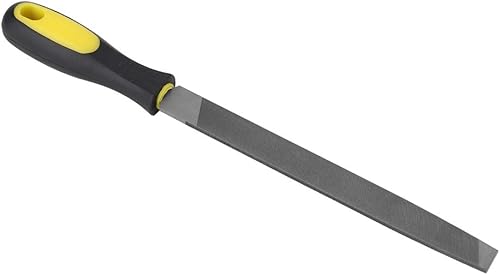 RTLR Lima plana, lima de molino, herramienta de carbono T12 de acero PPTRP, material antideslizante, cómodo, uniforme y suave, casa, oficina, sala