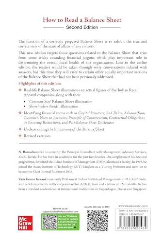 Image of How to Read A BALANCE SHEET | 2nd Edition | Ramachandran & Kakani