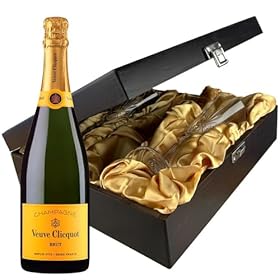 Buy Veuve Clicquot Brut Yellow Label Champagne with Elegant Flutes in Wooden Hinged Presentation Box 75cl 12% ABV Buy Veuve Clicquot Brut Yellow Label Champagne with Elegant Flutes in Wooden Hinged Presentation Box 75cl 12% ABV – DrinxCom