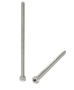 iexcell 50 Pcs M3 x 65mm Thread Pitch 0.5 mm Stainless Steel 304 Hex Socket Head Cap Screws Bolts Kit