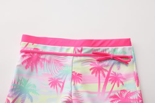 Image of Akokvlar Girls Two Piece Bathing Suit Swimsuit Tankini Swimwear with Boyshort