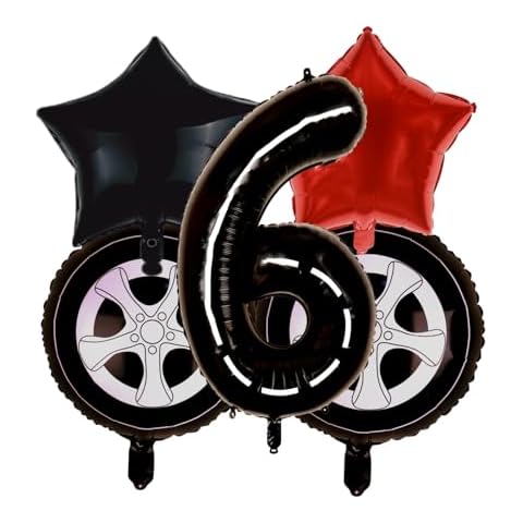 Race Car Balloons Tire Balloons Party Supplies Favors Cover