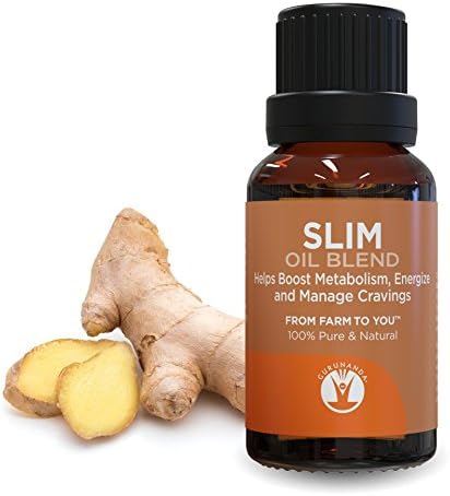 SLIM Essential Oil Blends - Heal With Nature - Get The Quality You Deserve - Save With GuruNanda Best Essential Oils Blend for appetite management - 100% Pure Therapeutic Grade - 15ml