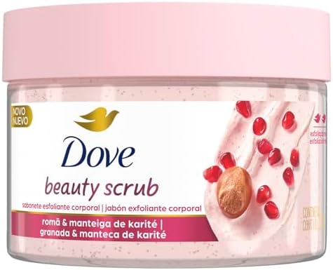 Dove Beauty Scrub Esfoliante Corporal de Romã e Manteiga de Karit...
