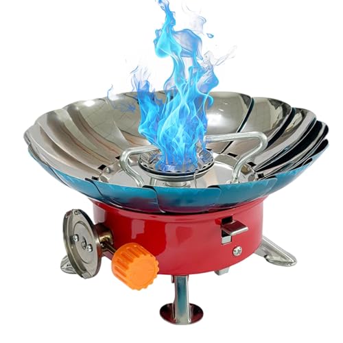 Refactivo De Senderismo, Estufa De Campamento | Camping Portátil Estufa Plegable - Quemador En En, Equipo De Cocina Ajustable Para Senderismo, Trekking, Pesca,